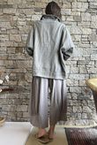 Hippie Shake Linen Blend Shirt Jacket Washed Earth